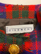 Load image into Gallery viewer, Vintage Givenchy Plaid Jacket
