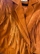 Load image into Gallery viewer, Vintage Alta fringe suede jacket

