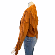 Load image into Gallery viewer, Vintage Alta fringe suede jacket
