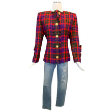 Load image into Gallery viewer, Vintage Givenchy Plaid Jacket
