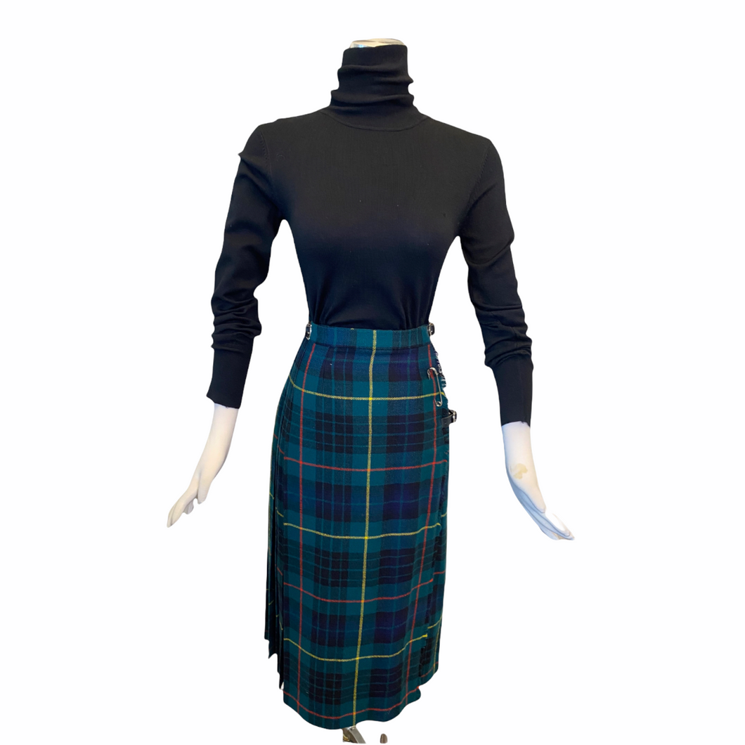 Vintage Stirling Plaid Skirt