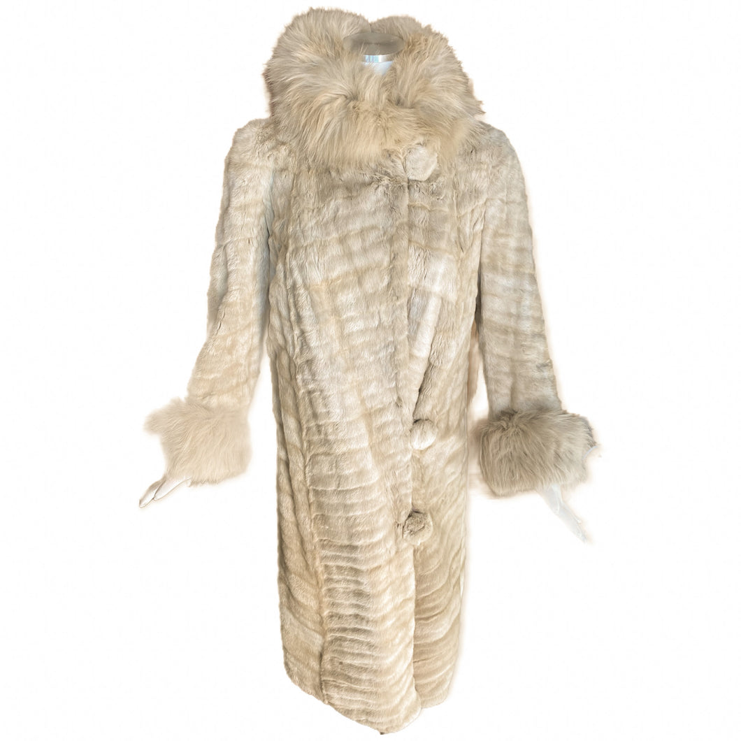 Vintage Apelton Ermine Fur Coat
