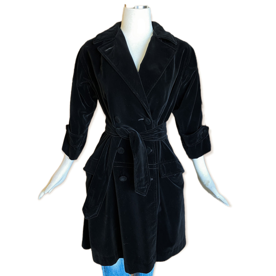 Vintage Broadway Velvet Coat