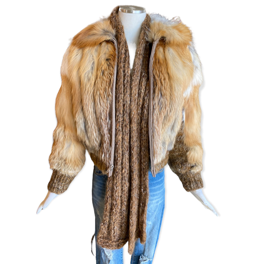 Vintage Albany Fox Fur Coat